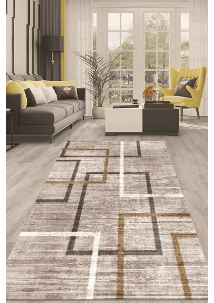 Dijital Kaymaz Taban Yıkanabilir Modern Renkli Salon Halısı Mutfak Halısı Yolluk ND-HT-673