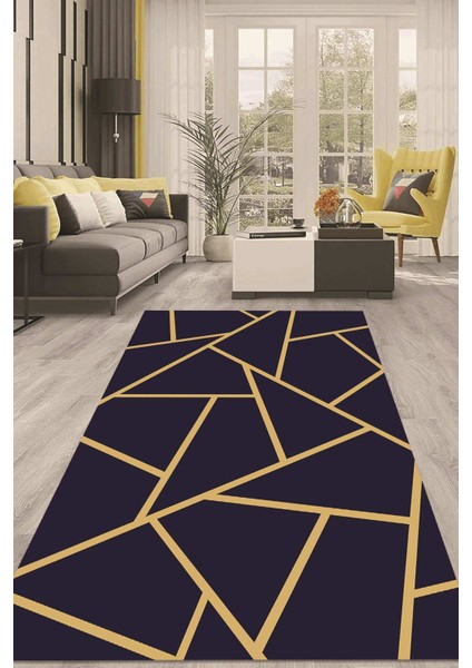 Dijital Kaymaz Taban Yıkanabilir Modern Renkli Salon Halısı Mutfak Halısı Yolluk ND-HT-685