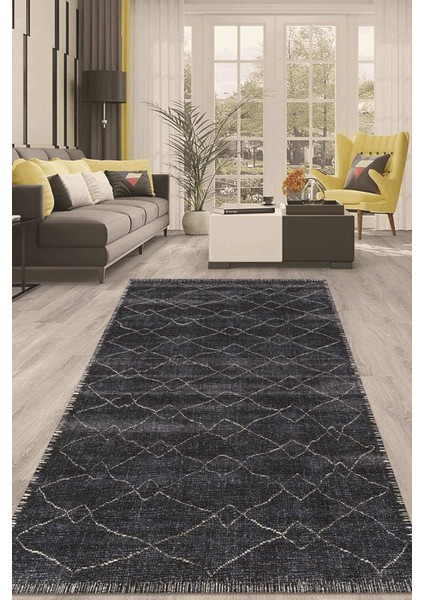 Dijital Kaymaz Taban Yıkanabilir Modern Renkli Salon Halısı Mutfak Halısı Yolluk ND-HT-395