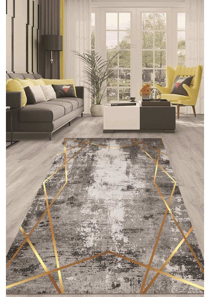 Dijital Kaymaz Taban Yıkanabilir Modern Renkli Salon Halısı Mutfak Halısı Yolluk ND-HT-694