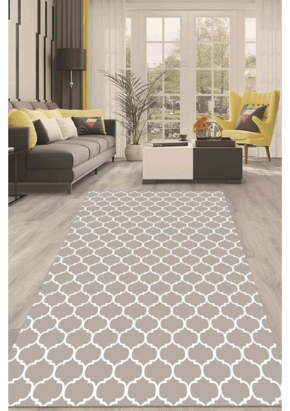 Dijital Kaymaz Taban Yıkanabilir Modern Renkli Salon Halısı Mutfak Halısı Yolluk ND-HT-547