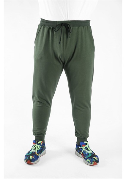 Büyük Beden Basic Eşofman Altı Full Lycra 11516 Hakı fiyatları