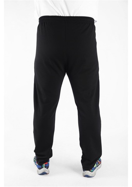 Büyük Beden Classic Eşofman Alti Fermuarli Cep 22500 Siyah modelleri