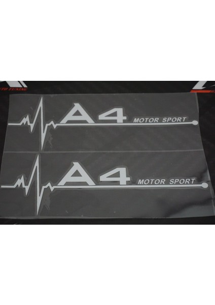 Audi A4 Motor Sport Kelebek Cam Sticker 2 Li Set fırsatları