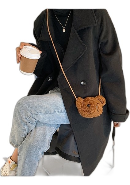 Teddy Minibag Sevimli Peluş Dokuma Çanta fiyatları