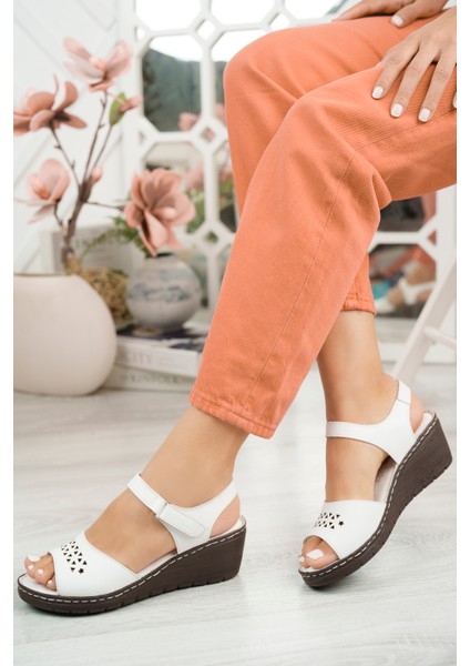 Rona Deri Ortopedik Rahat Kadın Sandalet fiyatları