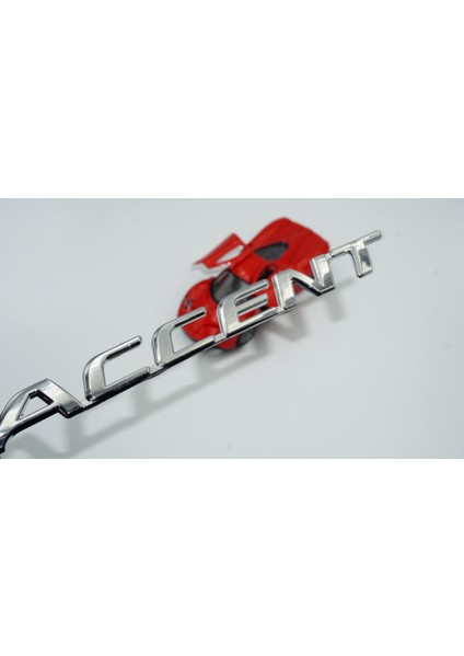 Hyundai Accent Bagaj Abs 3m 3D Yazı Logo Amblem