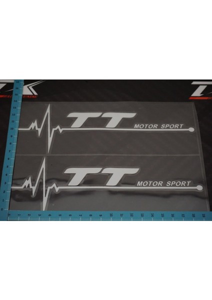 Audi Tt Motor Sport Kelebek Cam Sticker 2 Li Set indirimleri