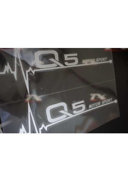 Audi Q5 Motor Sport Kelebek Cam Sticker 2 Li Set fiyatları