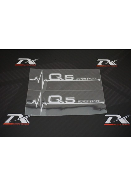Audi Q5 Motor Sport Kelebek Cam Sticker 2 Li Set modelleri