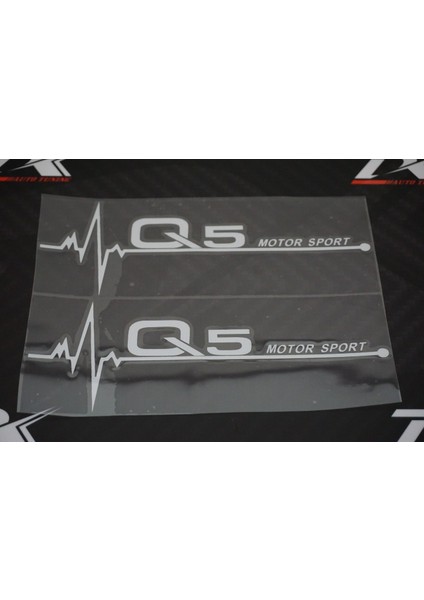 Audi Q5 Motor Sport Kelebek Cam Sticker 2 Li Set fırsatları