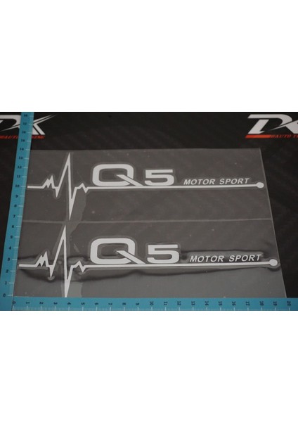 Audi Q5 Motor Sport Kelebek Cam Sticker 2 Li Set indirimleri