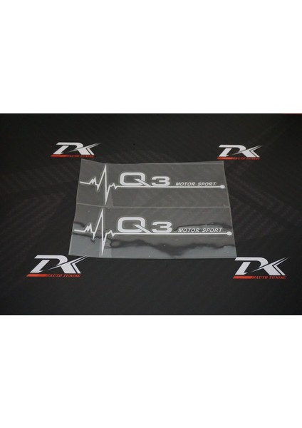 Audi Q3 Motor Sport Kelebek Cam Sticker 2 Li Set modelleri