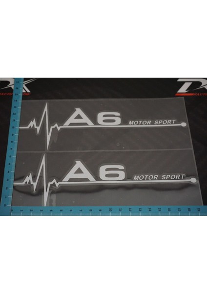 Audi A6 Motor Sport Kelebek Cam Sticker 2 Li Set indirimleri