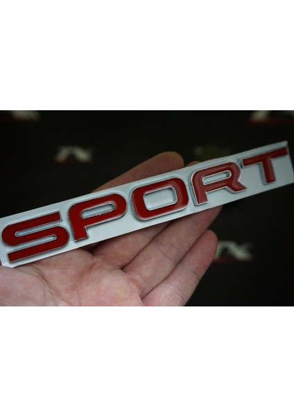 Land Rover Range Rover Sport Krom Metal Bagaj Logo Amblem 3m 3D