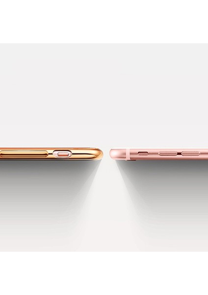 Laser Elegant iPhone 7-8 Silikon Arka Kapak Pembe