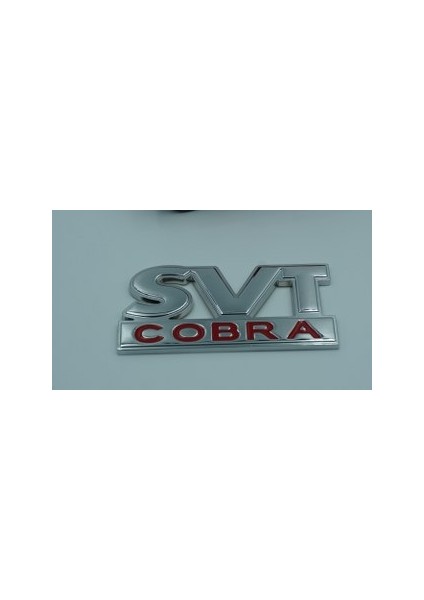 Ford Mustang Shelby Svt Cobra Bagaj Krom Metal 3m 3D Logo Amblem modelleri