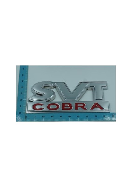 Ford Mustang Shelby Svt Cobra Bagaj Krom Metal 3m 3D Logo Amblem fırsatları