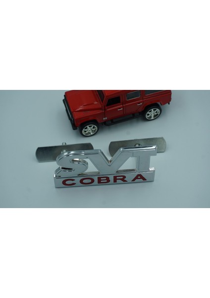 Ford Mustang Shelby Svt Cobra Vidalı Krom Metal 3D Logo Amblem fırsatları