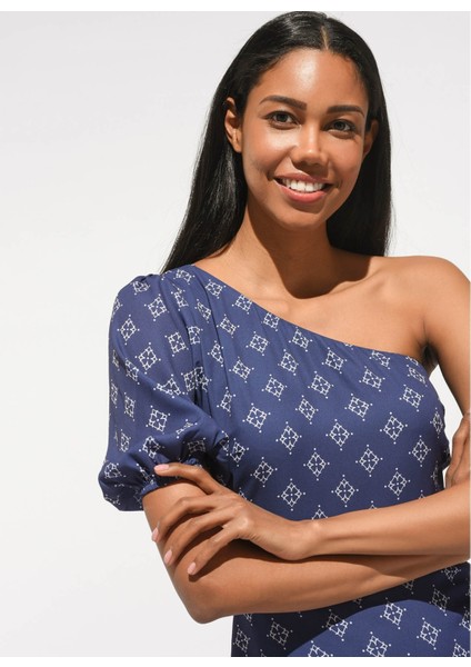 Lacivert Kadın Elbise PFKSS22EL0080