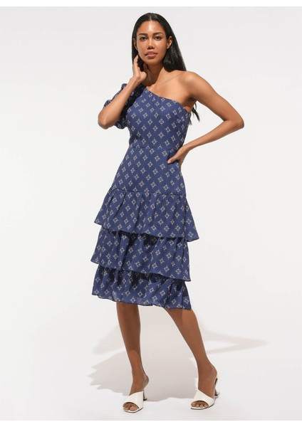 Lacivert Kadın Elbise PFKSS22EL0080 fiyatları