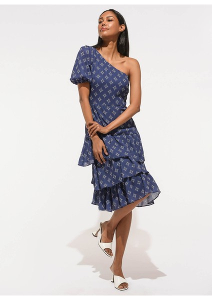 Lacivert Kadın Elbise PFKSS22EL0080 modelleri