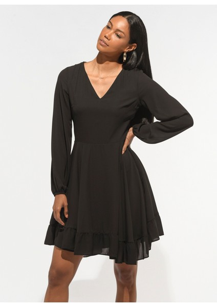 Siyah Kadın Elbise PFKSS22EL0013 fırsatları