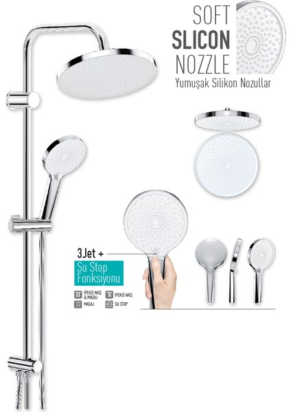 VS-2906 Venetto Rain Duş Başlığı