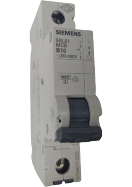 10A B/6ka W Otomatik Sigorta (12ADET) Sıemens