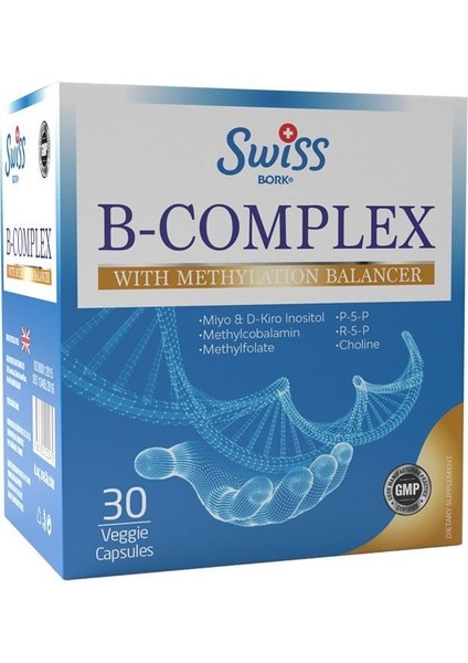 Bork B-Complex With Methylation Balancer 30 Veggie Kapsül