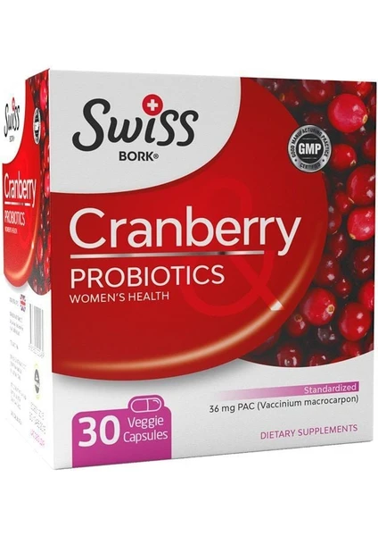 Bork Cranberry With Probitics 30 Veggie Kapsül