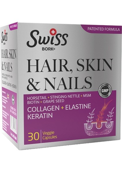 Bork Hair, Skin, Nails Takviye Edici Gıda 30 Kapsül