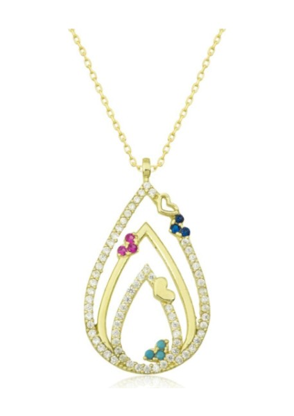 Damla Kalp 925 Ayar Gümüş Küpe