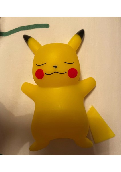 Pokemon Pikachu Gece Lambası Figürü - Kutulu ve Karton Poşetinde