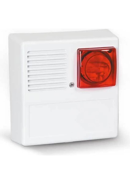 AS495L LED Flaşörlü Metal Muhafazalı Harici Siren 110DB