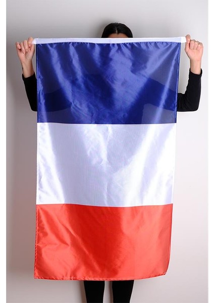 Fransa Milli Gönder Bayrağı Raşel Kumaş Dijital Baskı 400x600 cm