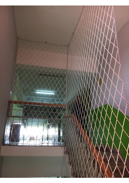 Okul Filesi 3X15M Okul Merdiven Filesi Merdiven Güvenlik Filesi Merdiven Filesi Çocuk Koruma Filesi Güvenlik Ağı