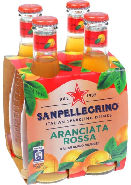 Kan Portakallı Gazlı Içecek 4X200 ml