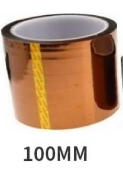Kapton Bant. Isıya Dayanıklı Termal Bant. Isı Yalıtım Bandı 100MM