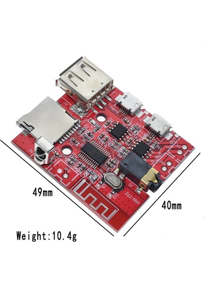 3W Araba Bluetooth 4.1 Mp3 Wav Usb/tf/u-Dısk/ır Uzaktan Kumanda HW-772 V1