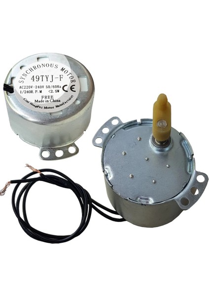 49TYJ- F 220V 1/240RPM Kuluçka Makinesi Viyol Çevirme Motoru 1/240 Rpm- AC220V-240V