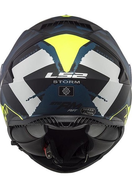 Storm Sprınter Mat Siyah-Gri-Cobalt Kapalı Kask fırsatları