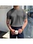 Füme Erkek Yuvarlak Yaka Örme T-Shirt 1