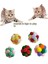 Çanlı Kedi Peluş Oyuncak Top (8 Adet) (Yurt Dışından) 2
