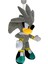 Sonic Kirpi Silver Pelüş The Hedgehog Gri Gümüş Sonik PELUŞ30CM 2