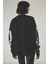 Skull Oversize Unisex Siyah Hırka 2