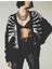 Skull Oversize Unisex Siyah Hırka 3