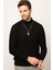 Slim Fit Dar Kesim Balıkçı Yaka Desenli Erkek Kazak KZ230011-02 1