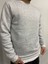 Erkek Gri Basic Üç Iplik Sweatshirt 1