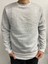 Erkek Gri Basic Üç Iplik Sweatshirt 3